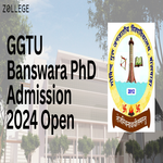 GGTU Banswara PhD Admission 2024 Open